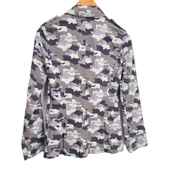 L'Agence Cromwell Military Print Denim Jacket Size XS Brand New With Tags - Picture 4 of 9